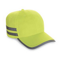 6-Panel 100% Cool-Off Performance Fabric Cap w/ Reflective Tape